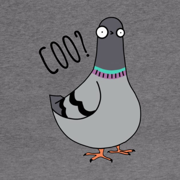 Coo? Cute Cartoon Pigeon by PigeonHub